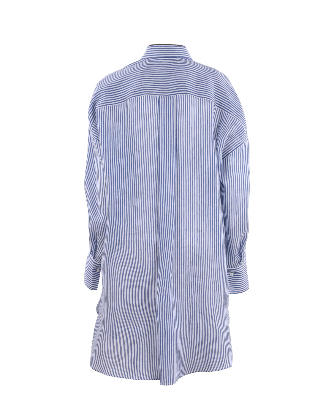 shop BRUNELLO CUCINELLI  Camicia: Brunello Cucinelli camicia lunga con monile.
Chiusura con cannoncino e bottoni di madreperla.
Colletto classico.
Taschino su petto.
Polsini con un bottone in madreperla.
Decorazione in monile Nickel-free.
78% LINO, 22% SETA.
Fabbricato in Italia.. MH756NL416-C503 number 596410
